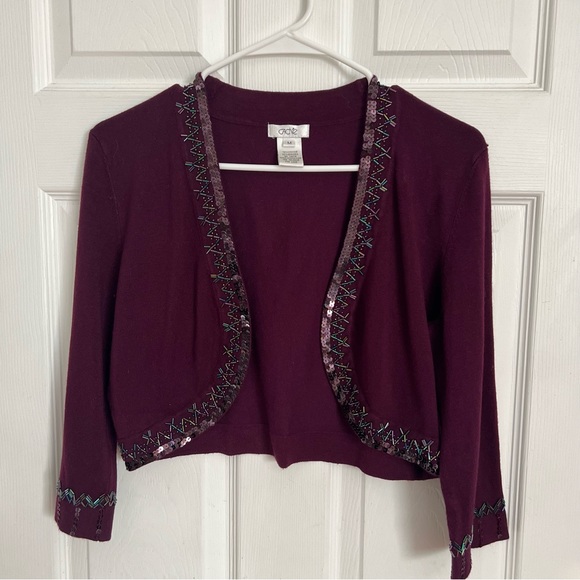 CACHE | Embellished Cropped Cardigan - Picture 2 of 11